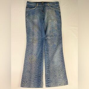 Y2K Women’s Denim Rhinestone Jeans | $25